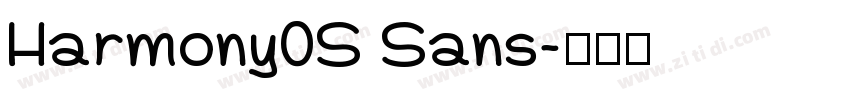 Harmony0S Sans字体转换